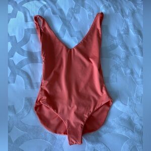 Coral One-Piece Swimsuit